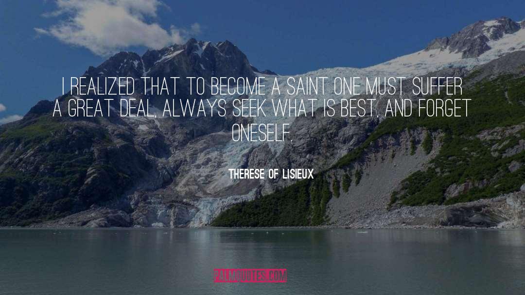 Great Teachings quotes by Therese Of Lisieux