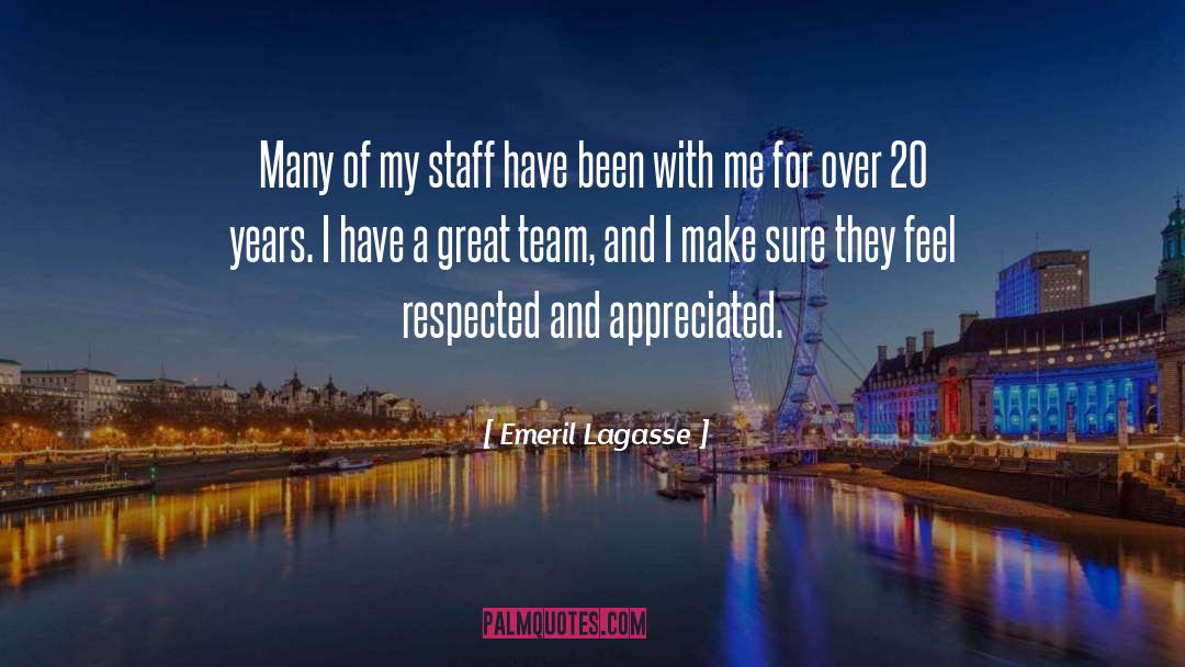 Great Team quotes by Emeril Lagasse