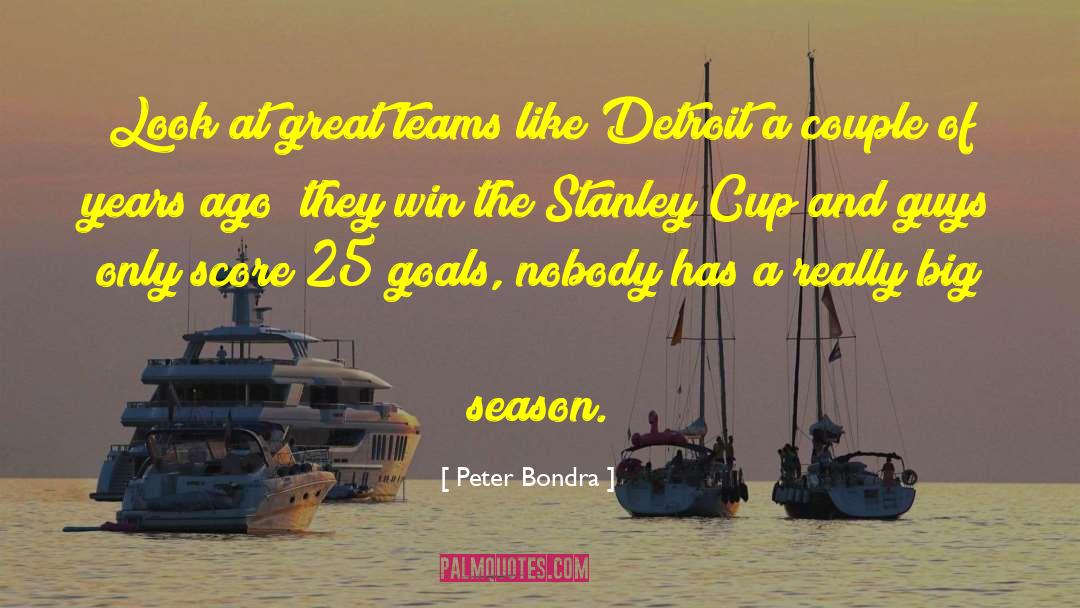 Great Team quotes by Peter Bondra