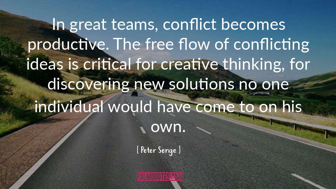 Great Team quotes by Peter Senge