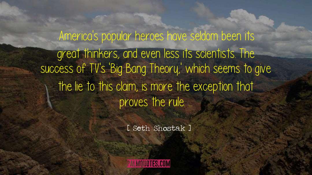 Great Thinkers quotes by Seth Shostak