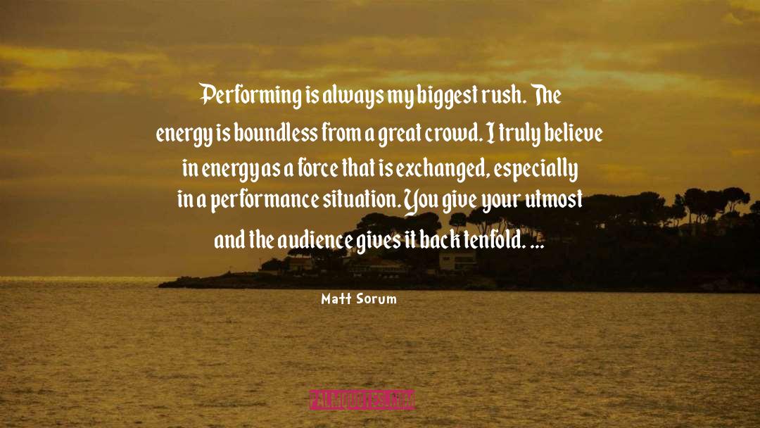 Great Thoughts quotes by Matt Sorum