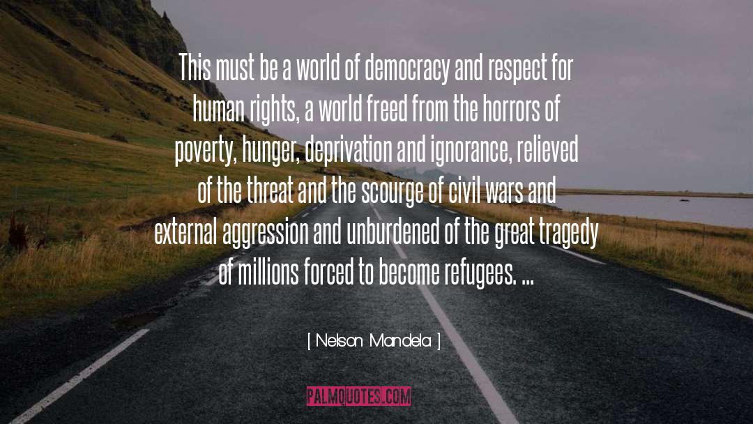 Great Tragedy quotes by Nelson Mandela