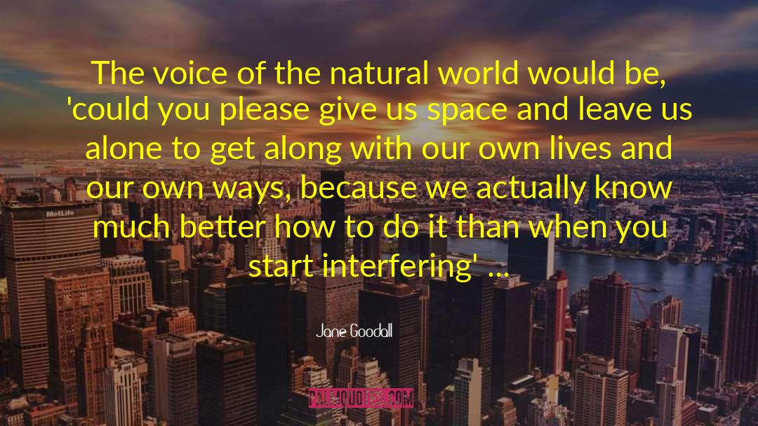 Great Voice quotes by Jane Goodall