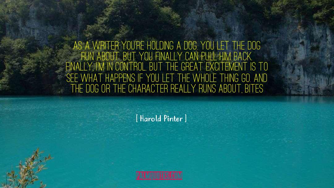 Great Wall quotes by Harold Pinter