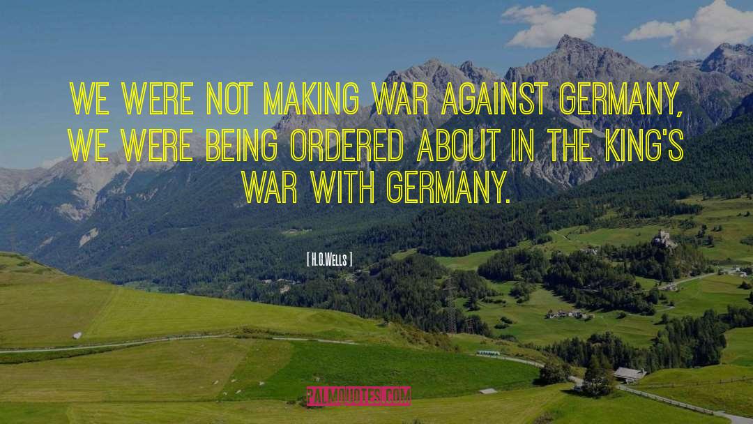 Great War quotes by H.G.Wells