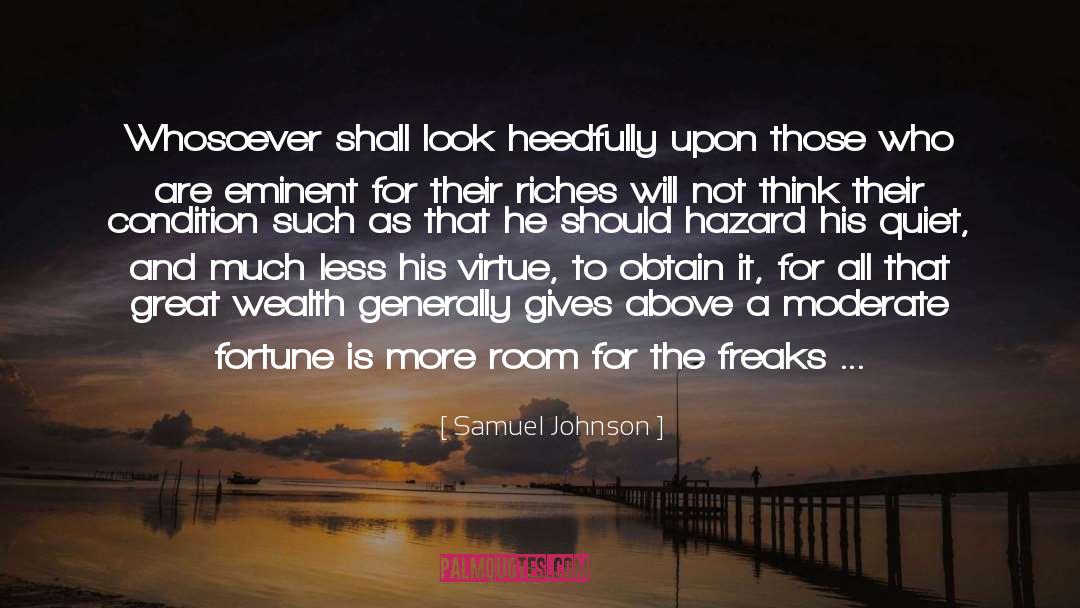 Great Wealth quotes by Samuel Johnson