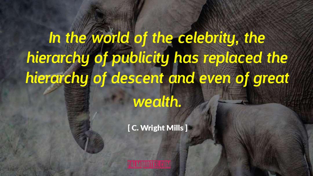 Great Wealth quotes by C. Wright Mills