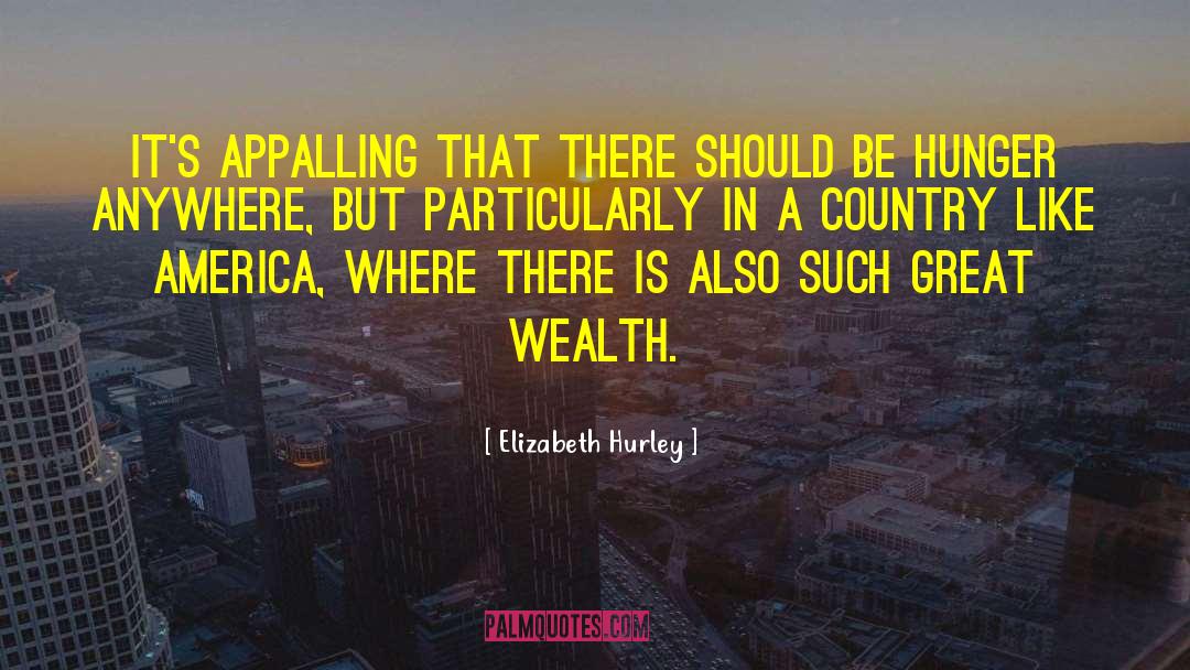 Great Wealth quotes by Elizabeth Hurley