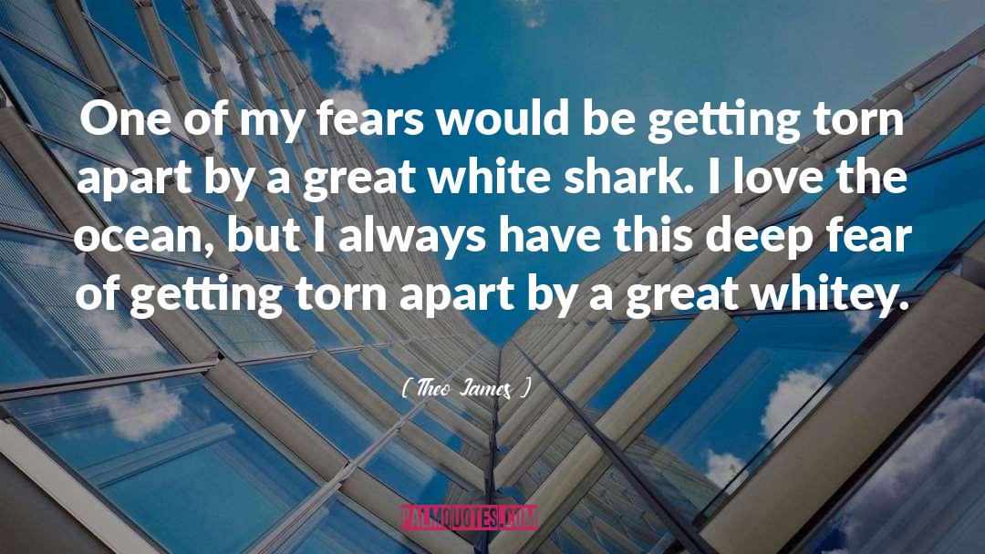 Great White quotes by Theo James