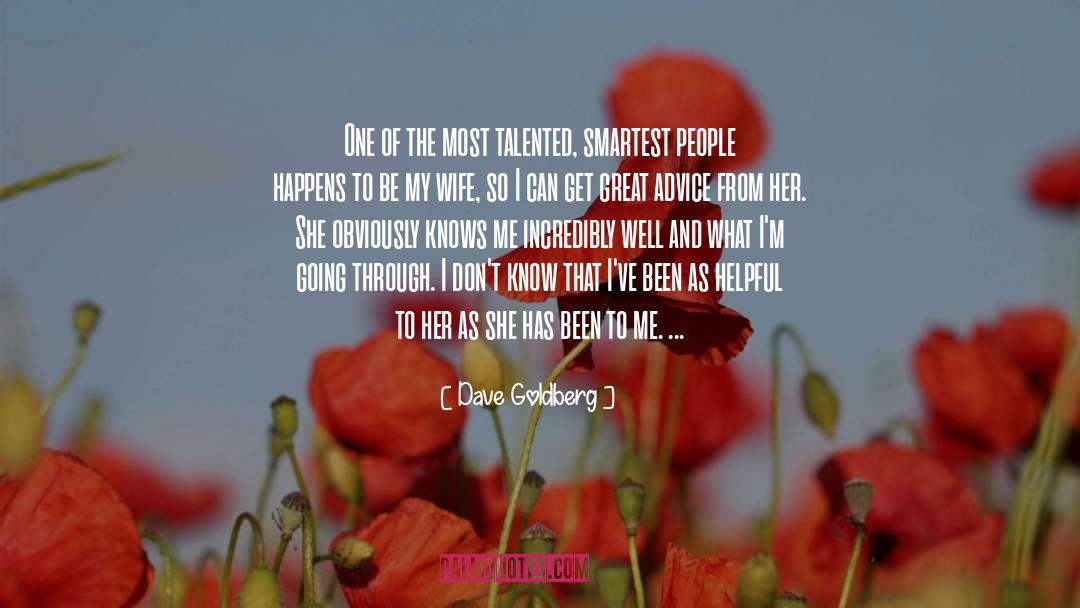 Great Wife quotes by Dave Goldberg