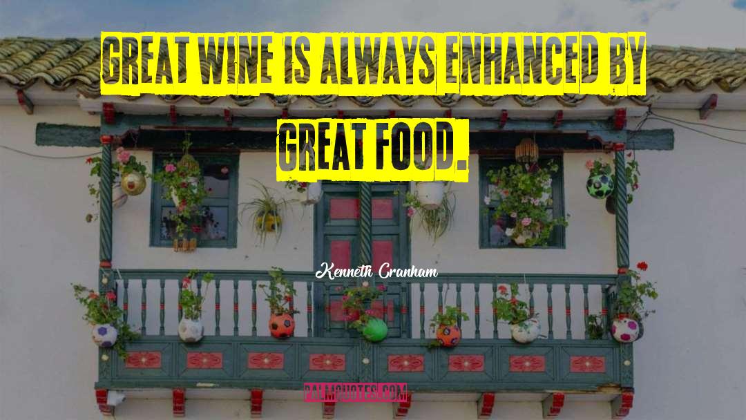 Great Wine quotes by Kenneth Cranham