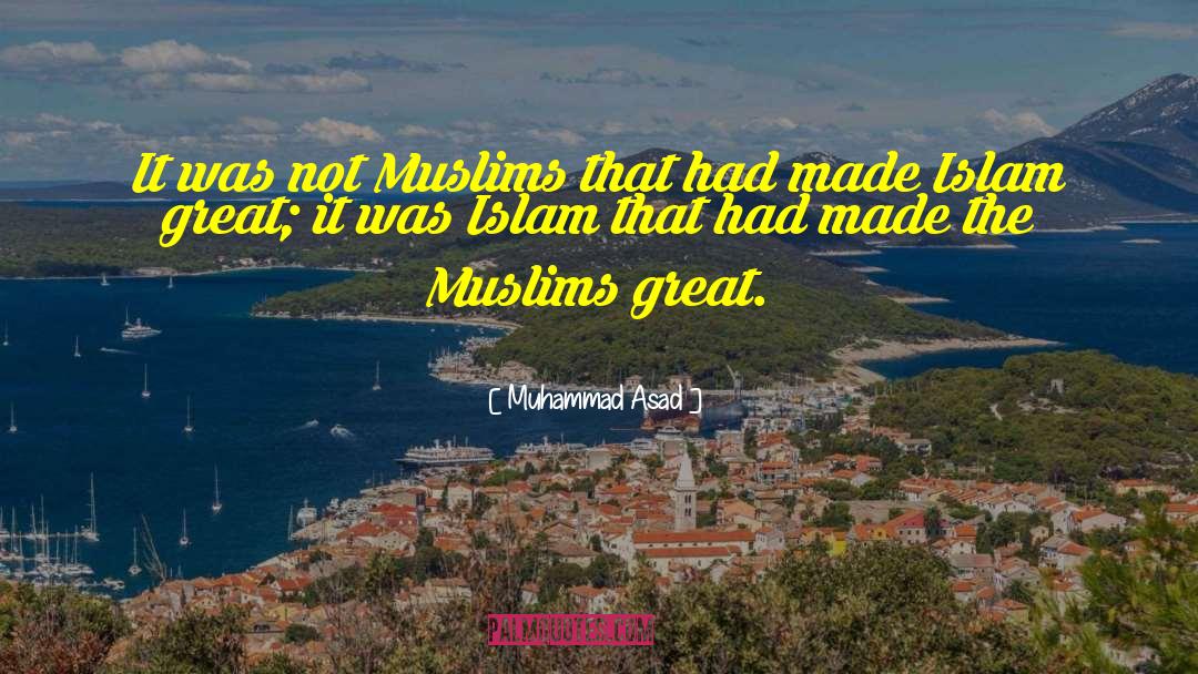 Great Wisdom quotes by Muhammad Asad