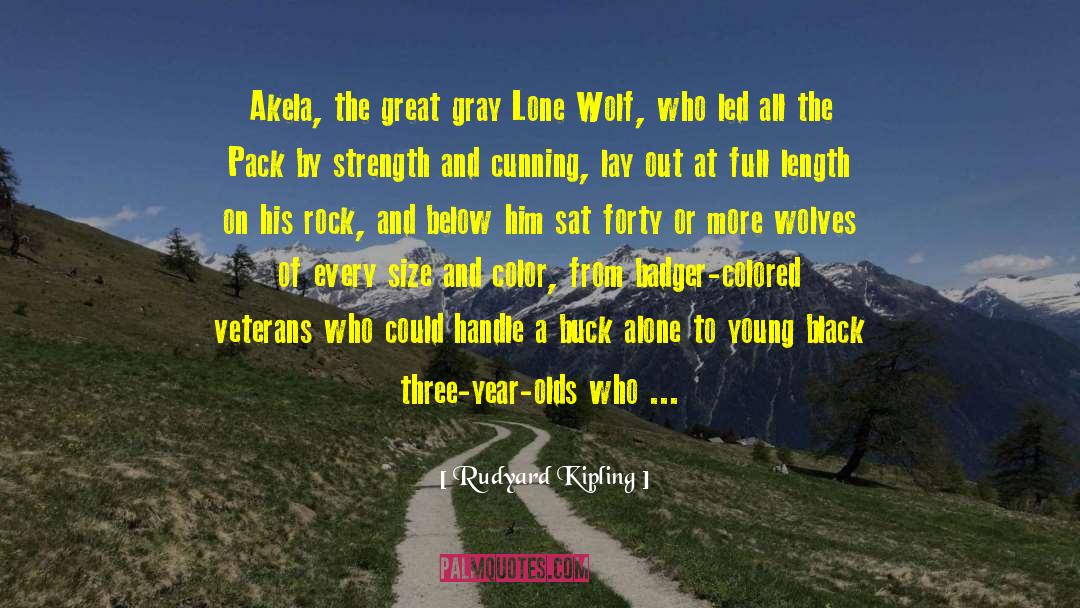 Great Wolf Pack quotes by Rudyard Kipling