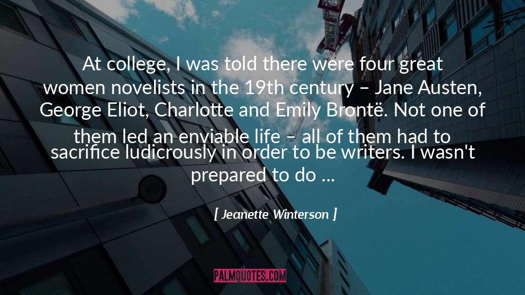 Great Women quotes by Jeanette Winterson