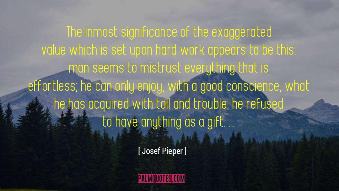 Great Work Ethic quotes by Josef Pieper