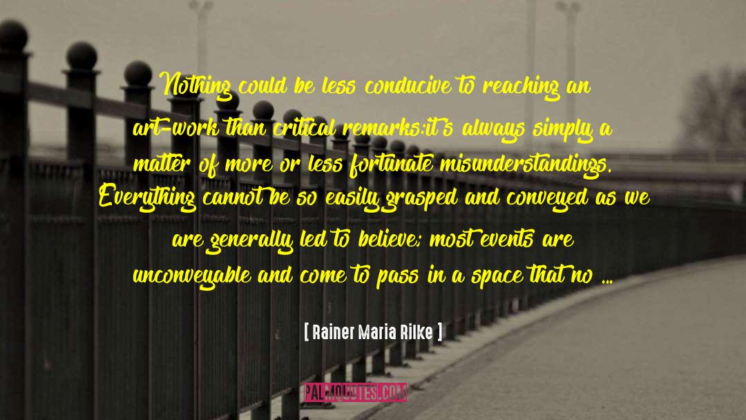 Great Works Of Art quotes by Rainer Maria Rilke