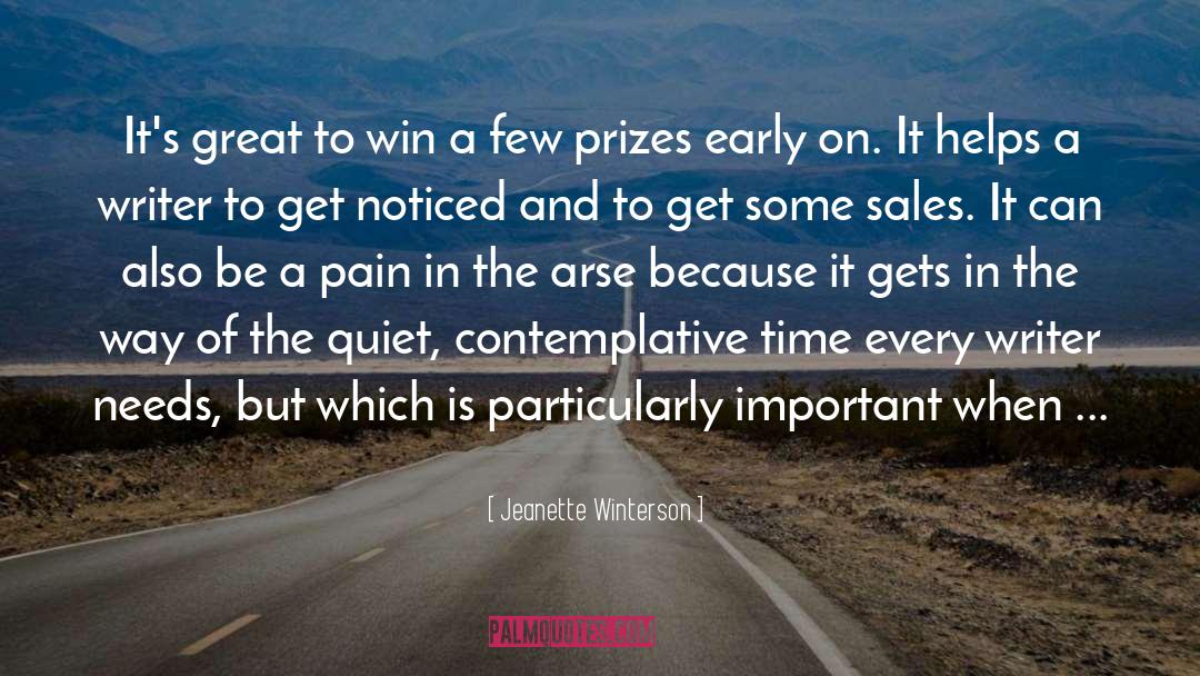Great Writer Words quotes by Jeanette Winterson