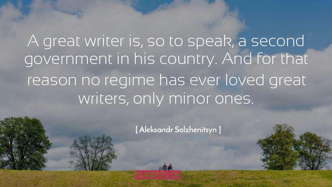 Great Writers quotes by Aleksandr Solzhenitsyn