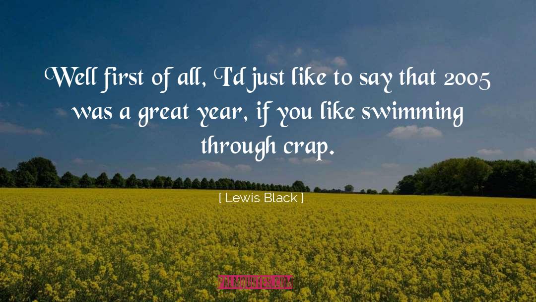 Great Year quotes by Lewis Black
