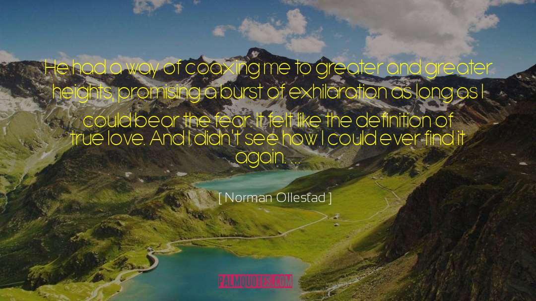 Greater Heights quotes by Norman Ollestad