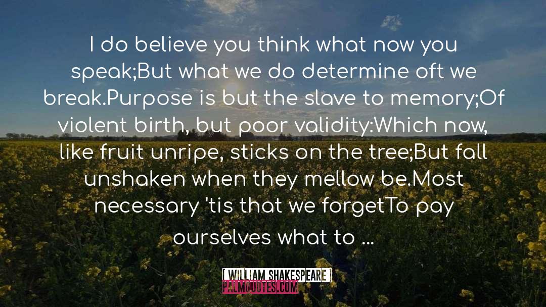 Greater Purpose quotes by William Shakespeare