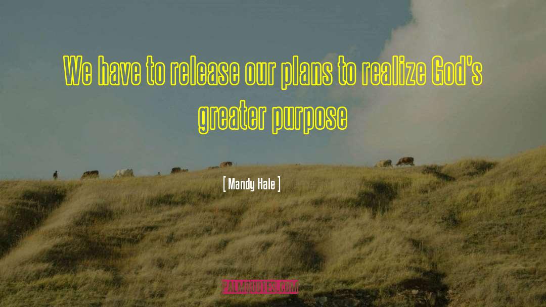 Greater Purpose quotes by Mandy Hale