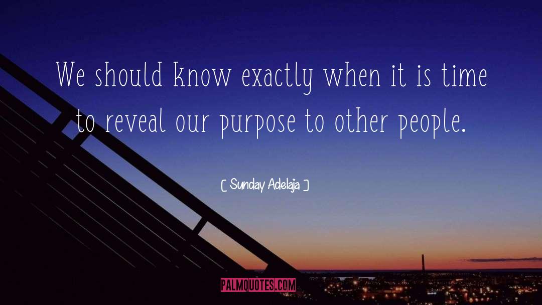 Greater Purpose quotes by Sunday Adelaja