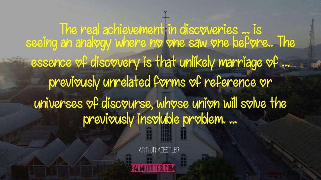 Greatest Achievement quotes by Arthur Koestler