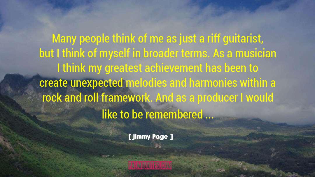 Greatest Achievement quotes by Jimmy Page
