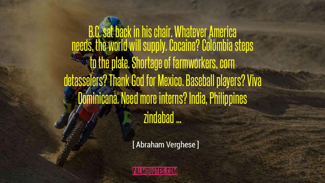 Greatest Baseball quotes by Abraham Verghese