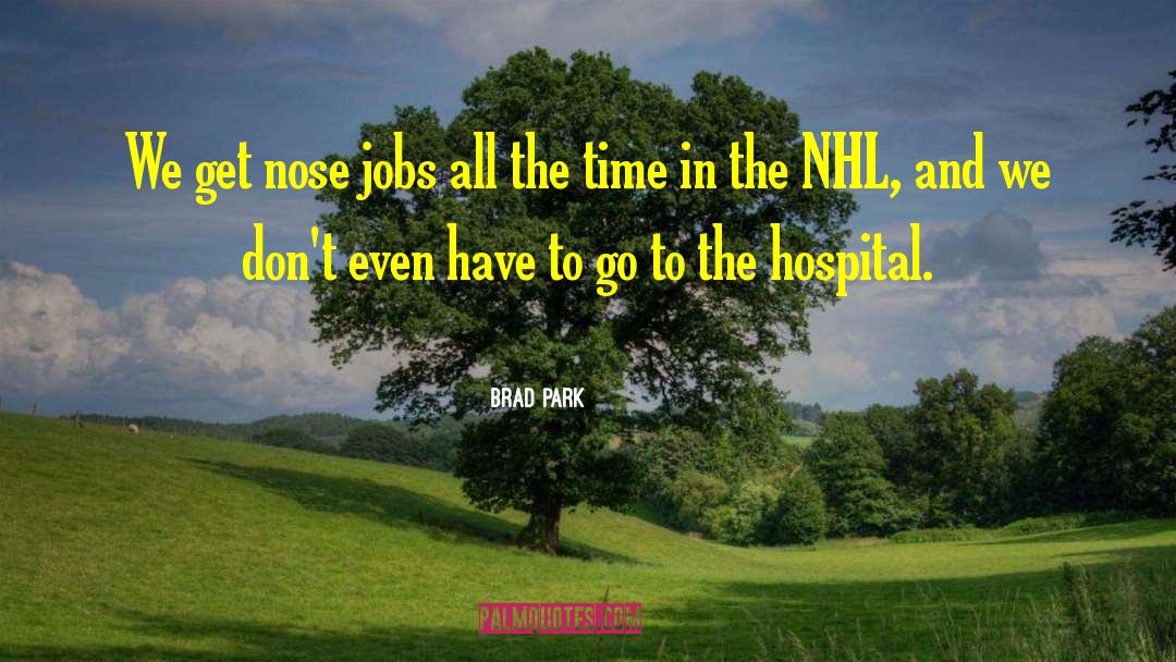 Greatest Hockey quotes by Brad Park