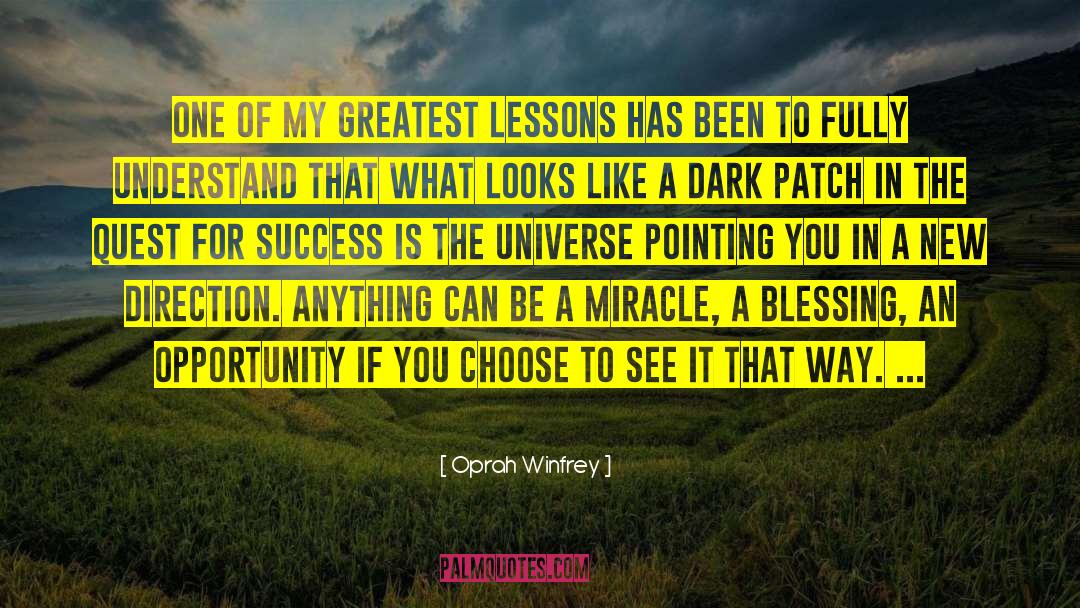 Greatest Lessons quotes by Oprah Winfrey