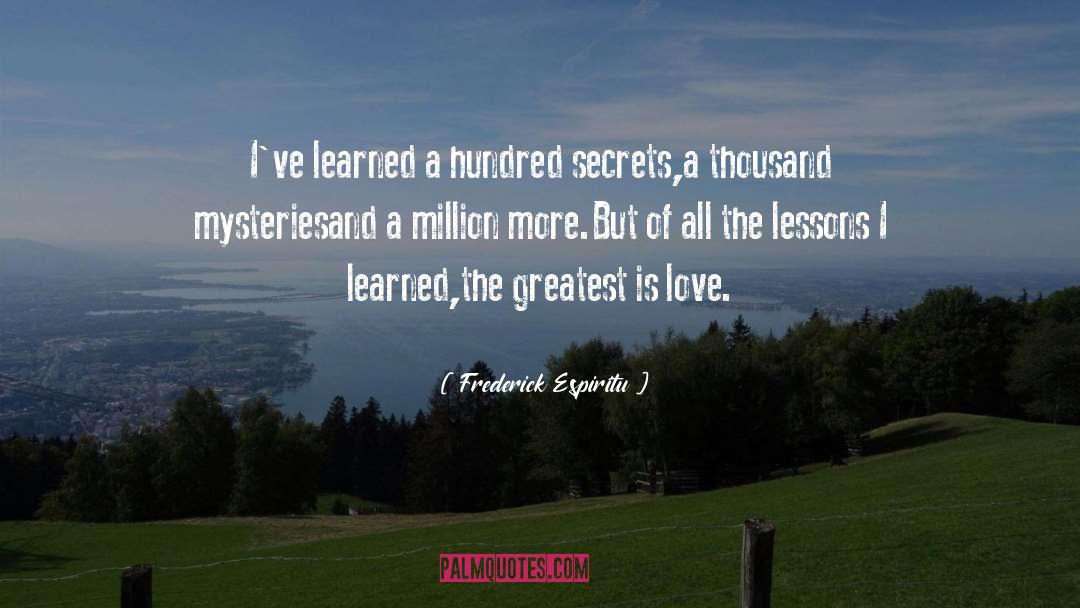 Greatest Love Stories quotes by Frederick Espiritu