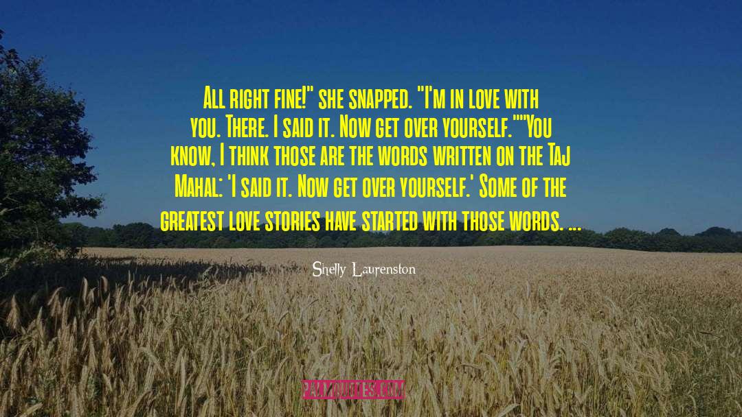 Greatest Love Stories quotes by Shelly Laurenston