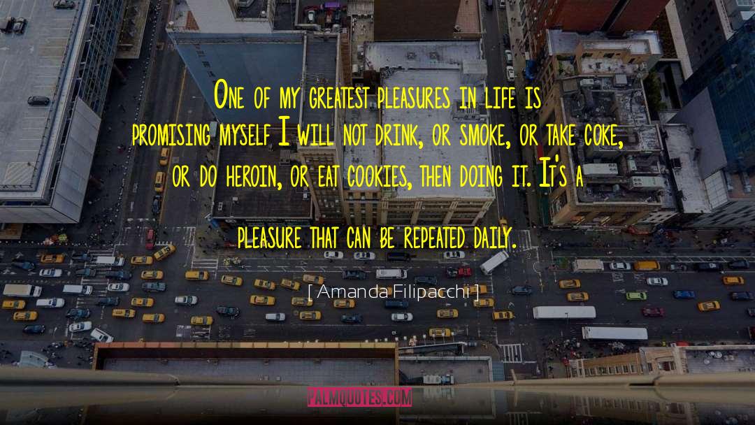 Greatest Pleasures quotes by Amanda Filipacchi