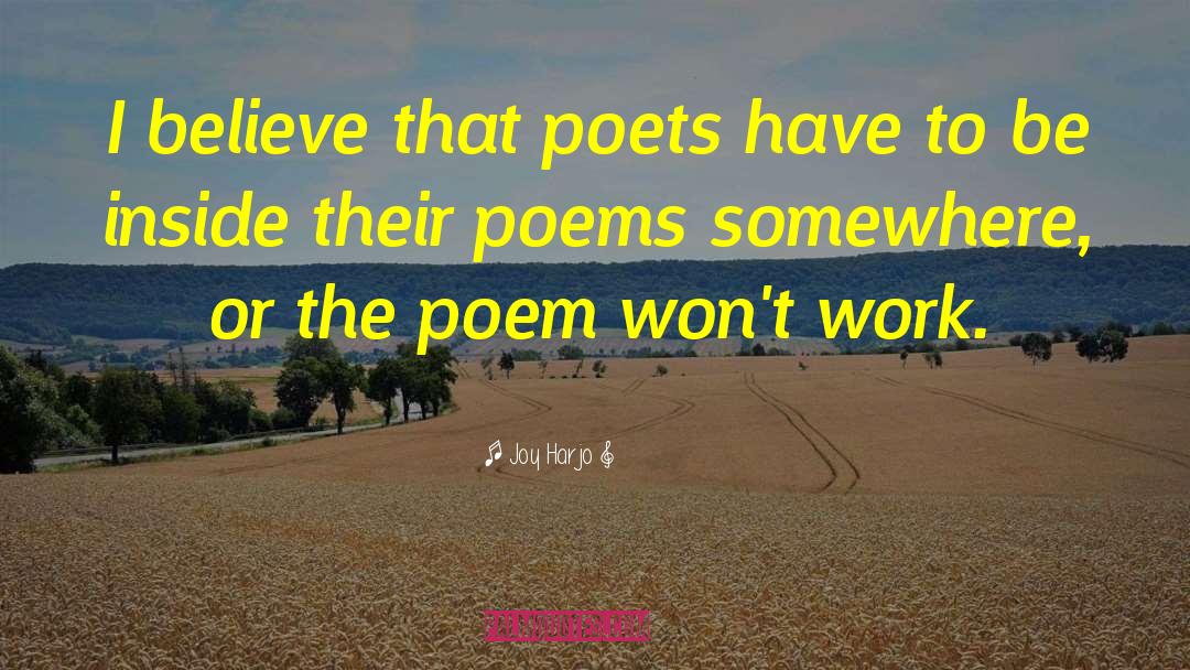 Greatest Poetry quotes by Joy Harjo