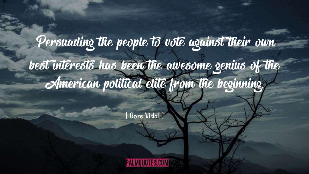 Greatest Political quotes by Gore Vidal