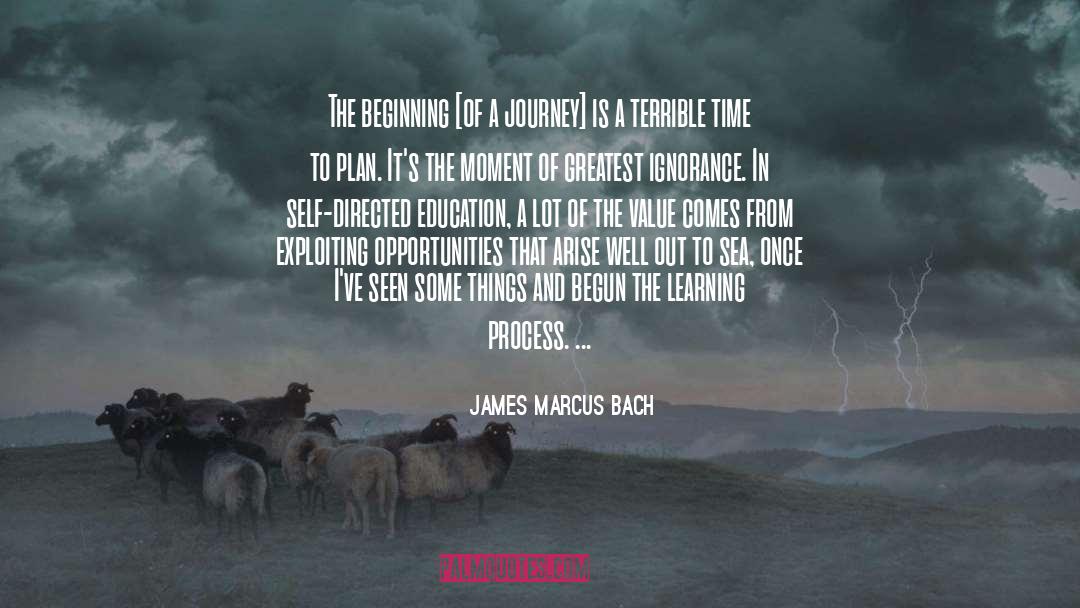 Greatest quotes by James Marcus Bach