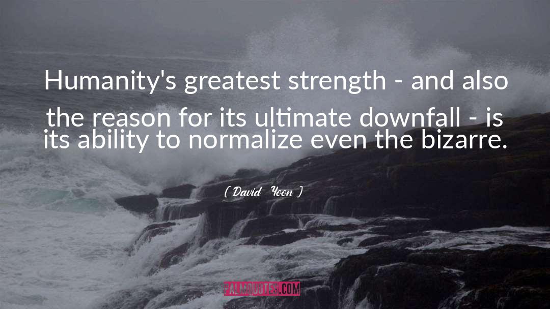Greatest Strength quotes by David  Yoon