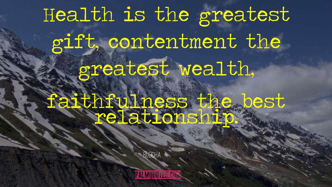 Greatest Wealth quotes by Buddha