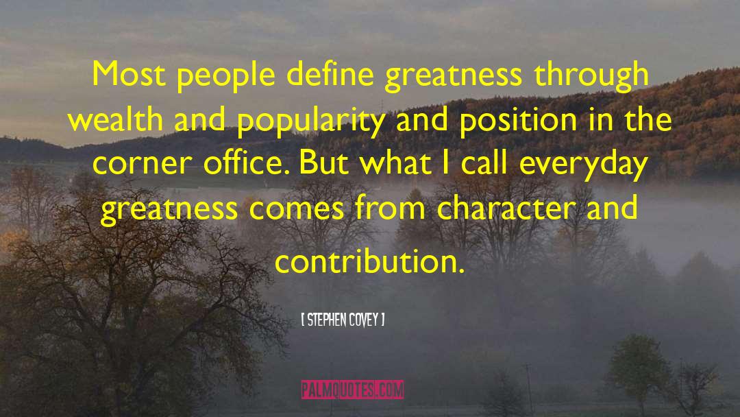 Greatness And Mediocrity quotes by Stephen Covey