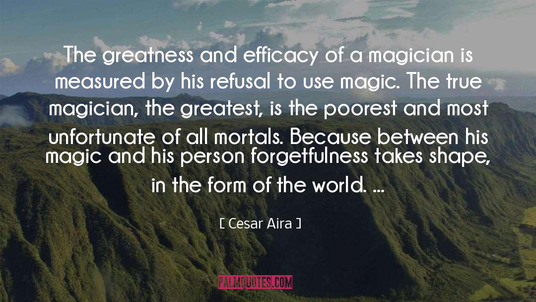 Greatness Formula quotes by Cesar Aira