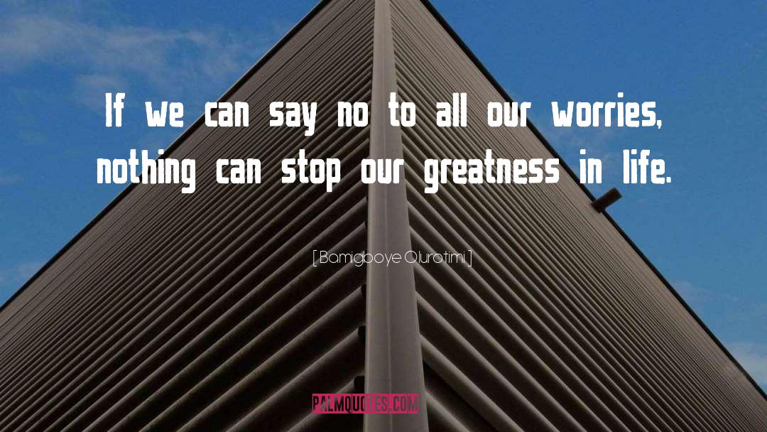 Greatness In Life quotes by Bamigboye Olurotimi