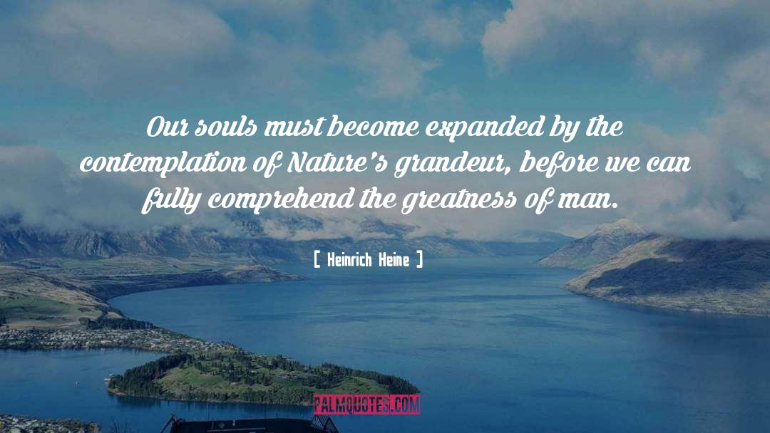 Greatness Of Man quotes by Heinrich Heine