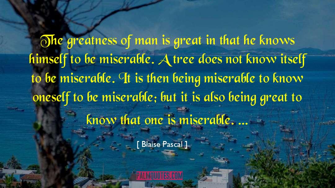 Greatness Of Man quotes by Blaise Pascal