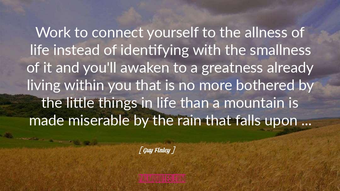Greatness quotes by Guy Finley