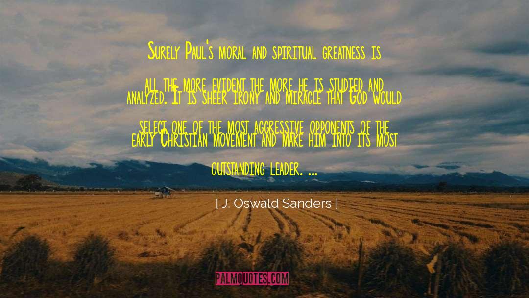Greatness Within quotes by J. Oswald Sanders