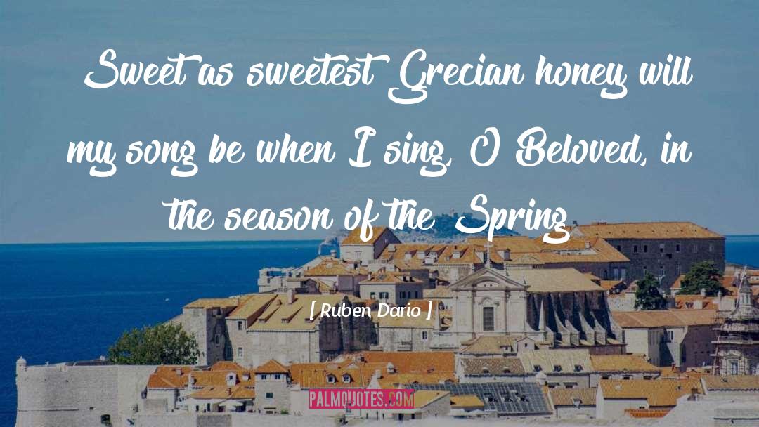 Grecian Urn quotes by Ruben Dario