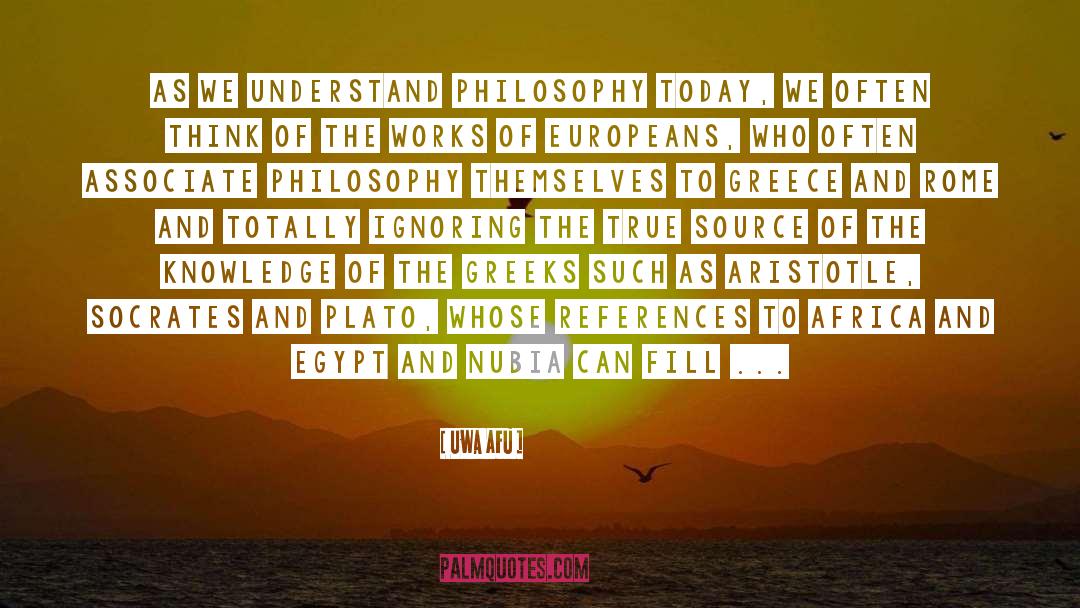 Greece And Rome quotes by Uwa Afu